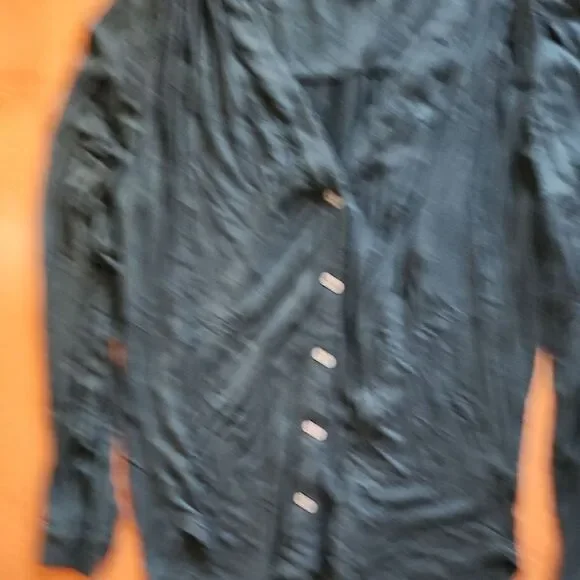 Amour Fert Forest Green Blouse- Women's Size Small - Picture 3 of 5